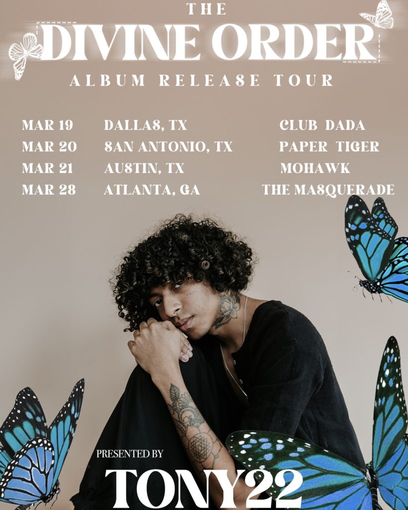 NEW TONY22 DIVINE ORDER TOUR POSTER